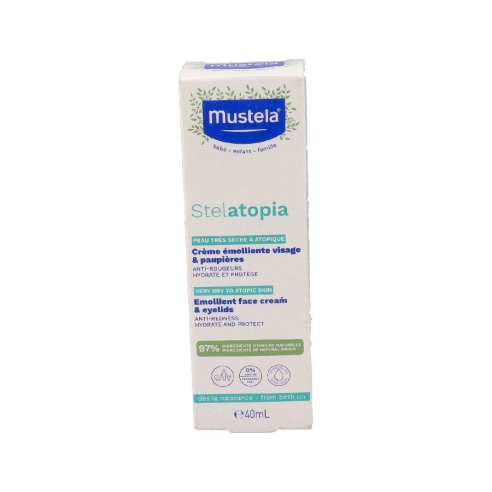 STELATOPIA CREMA FACIAL EMOLIENTE PIEL ATOPICA MUSTELA 1 ENVASE 40 ML