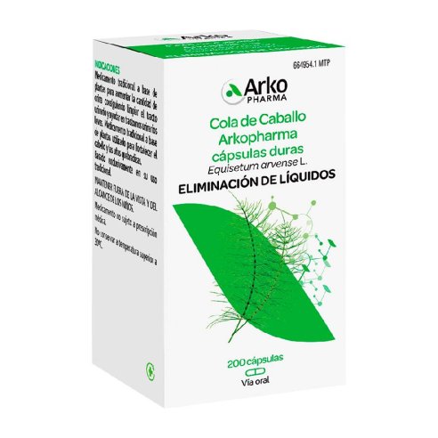 COLA DE CABALLO ARKOPHARMA 190 mg 200 CAPSULAS