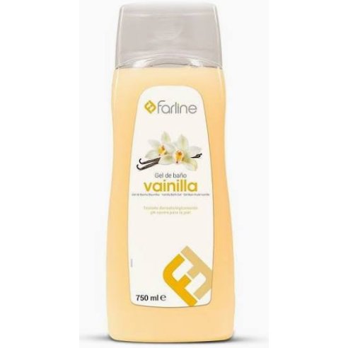 FARLINE GEL DE BAÑO VAINILLA 1 ENVASE 750 ML